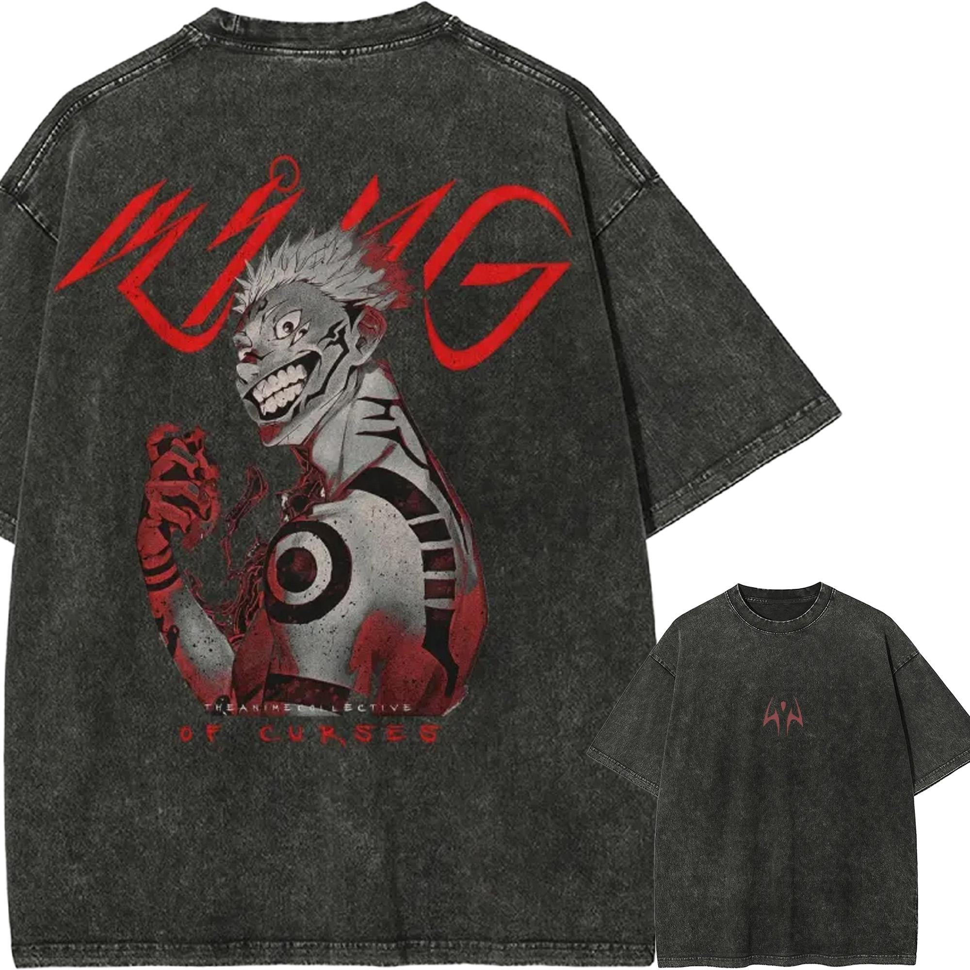 Ryomen Sukuna Heart T-shirt Jujutsu Kaisen Tee Vintage Washed Oversized Retro Anime Harajuku Streetwear King of Curses Mens Tops M
Ryomen Sukuna Heart T-shirt Jujutsu Kaisen Tee Vintage Washed Oversized Retro Anime Harajuku Streetwear King of Curses Mens Tops M