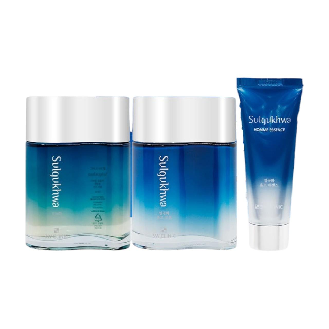 3W Clinic Seolgukwha Homme Skin Care 3-Piece Set - Premium Korean Herbal Men s Skincare for Hydrating & Anti-Aging
3W Clinic Seolgukwha Homme Skin Care 3-Piece Set - Premium Korean Herbal Men s Skincare for Hydrating & Anti-Aging