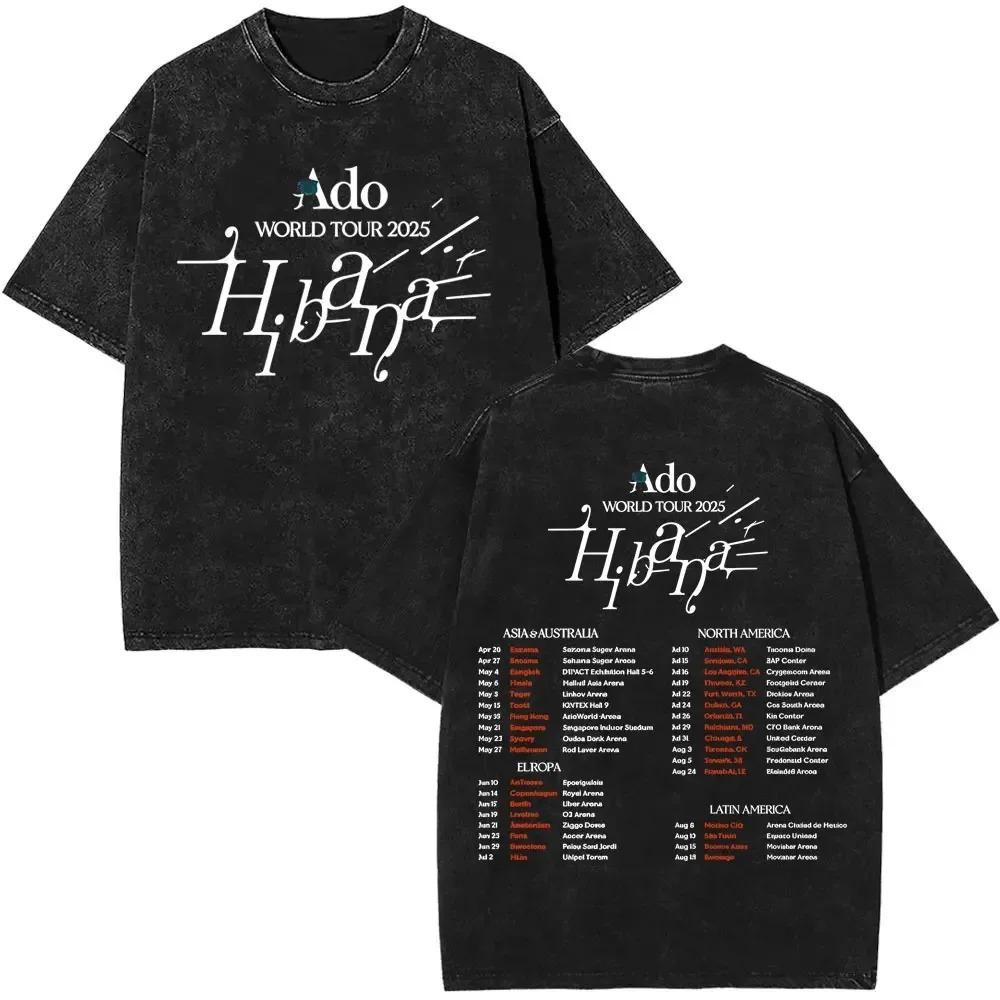 WORLD TOUR Ado Hibana Merch Washed Vintage Tees Men Women Streetwear Hip Hop TShirt Graphic Printed Tees Tops Cotton S
WORLD TOUR Ado Hibana Merch Washed Vintage Tees Men Women Streetwear Hip Hop TShirt Graphic Printed Tees Tops Cotton S