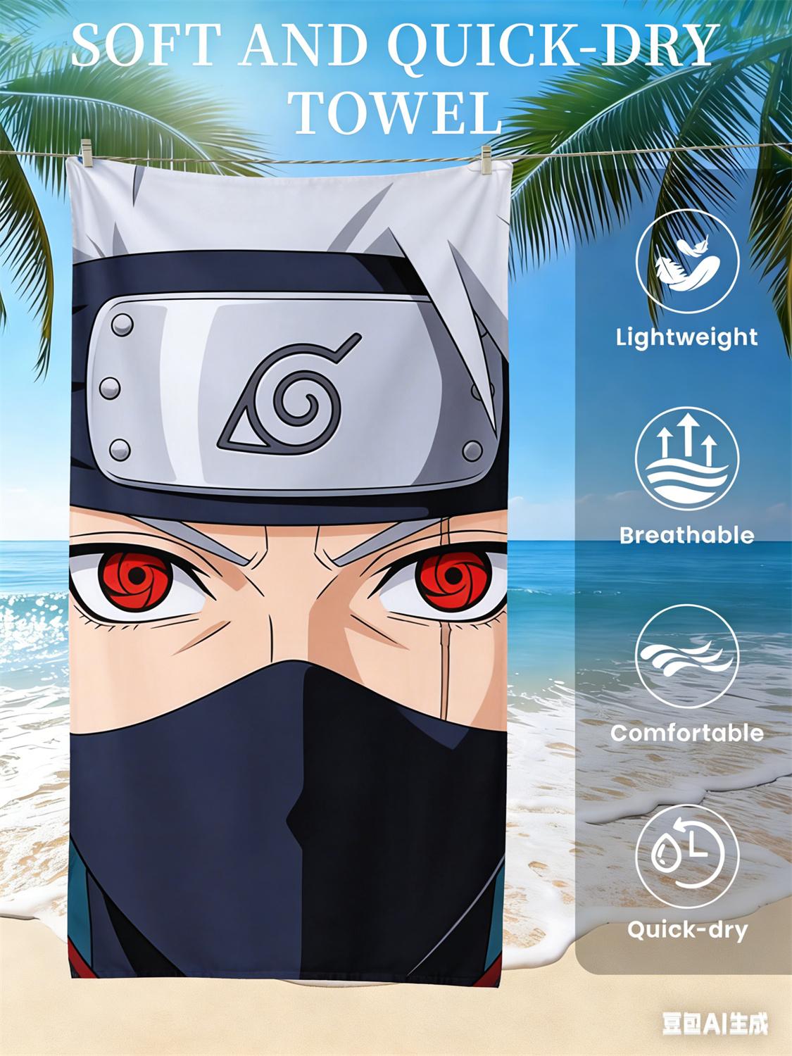 Naruto Beach Towel, Anime Fan Favorite Character Print Quick-Dry Towel for Beach, Pool, Vacation and Anime Enthusiasts W40*H60(CM)
Naruto Beach Towel, Anime Fan Favorite Character Print Quick-Dry Towel for Beach, Pool, Vacation and Anime Enthusiasts W40*H60(CM)