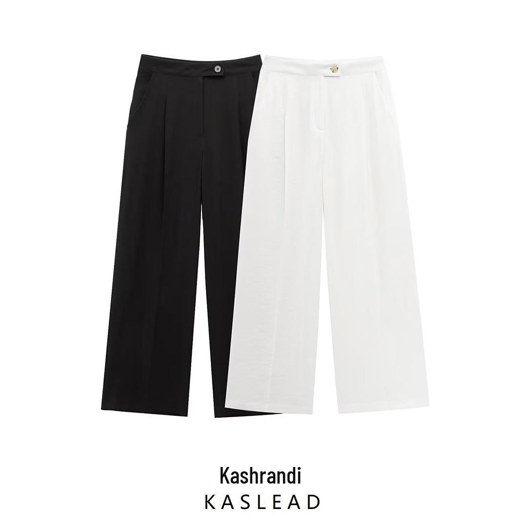 2025 Spring Women s European-American Style Fashionable Wide-Leg Twill Pants Extra Small
2025 Spring Women s European-American Style Fashionable Wide-Leg Twill Pants Extra Small