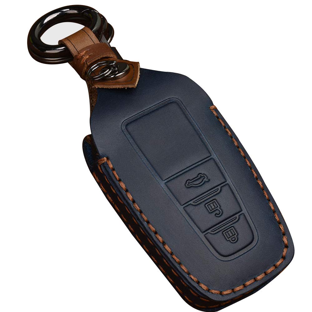Genuine Leather Smart Key Case for Toyota Smart Key Holder Cowhide Leather Key Case синий
Genuine Leather Smart Key Case for Toyota Smart Key Holder Cowhide Leather Key Case синий