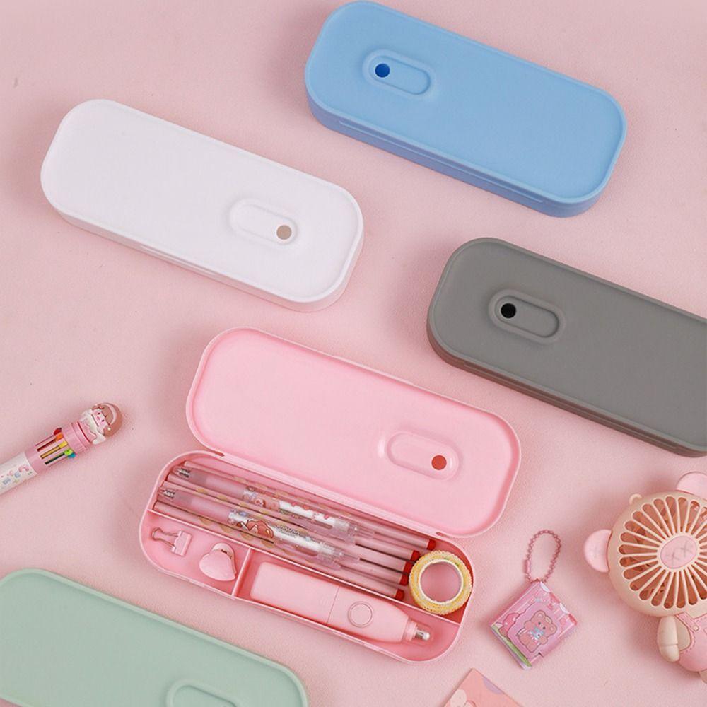 Kawaii Macaron Pencil Cases Solid Color Stationery Storage Boxs Plastic Pencil Box Students
Kawaii Macaron Pencil Cases Solid Color Stationery Storage Boxs Plastic Pencil Box Students