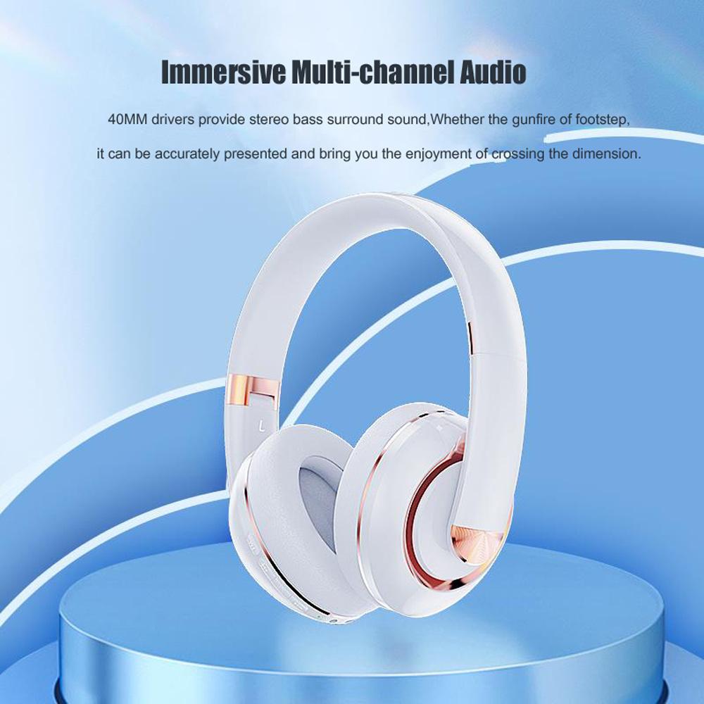 KE22 Wireless Bluetooth-compatible Headphone HiFi Stereo Sound Headset Foldable Headband Brass Earphone with Built-in Microphone Black
KE22 Wireless Bluetooth-compatible Headphone HiFi Stereo Sound Headset Foldable Headband Brass Earphone with Built-in Microphone Black