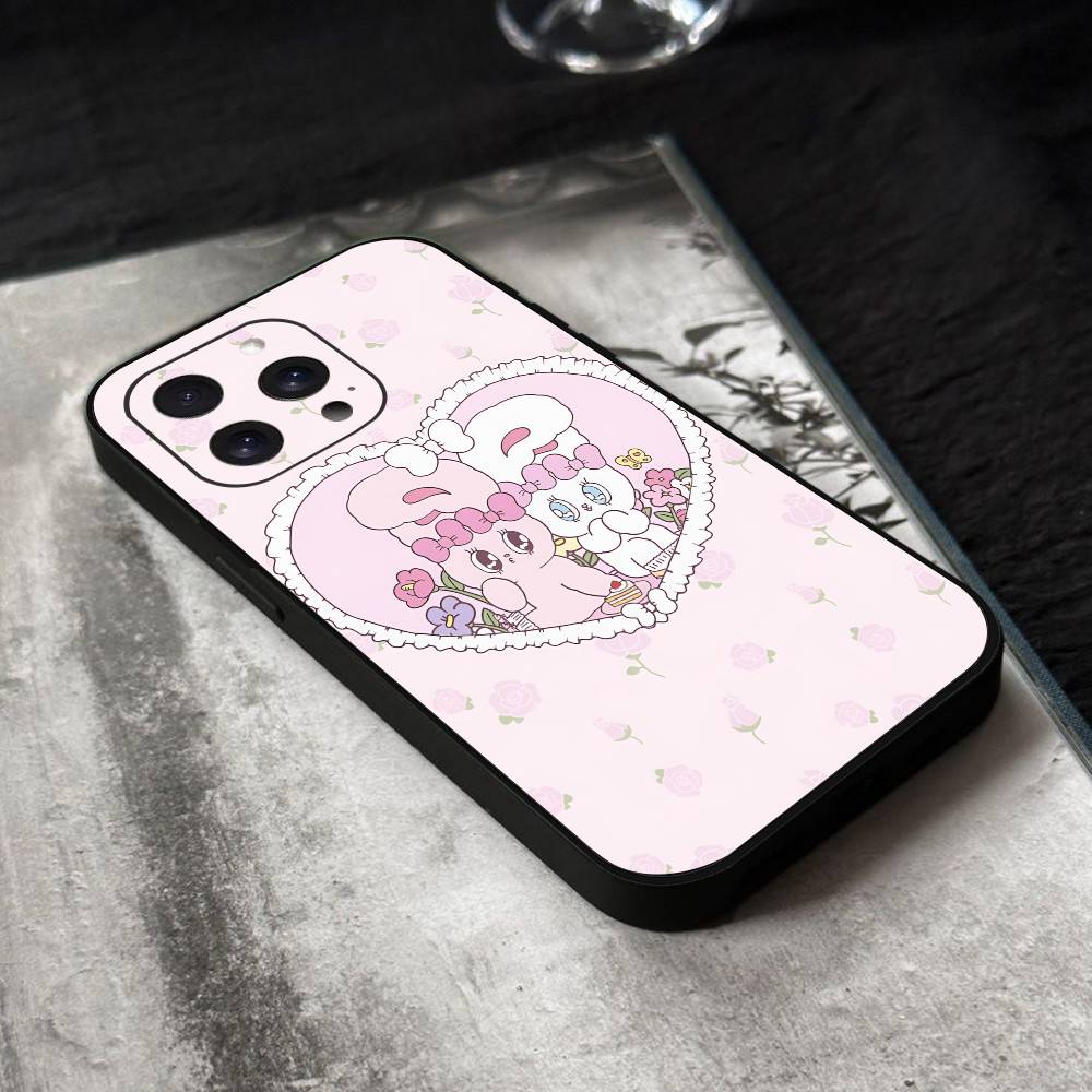 Pink Rabbit E-Esther Bunny Phone Case Black Silicone Soft Shell For IPhone 17 16 15 14 13 12 11 Air Pro Max Plus Hot Sale iphone 13 Pro Max
Pink Rabbit E-Esther Bunny Phone Case Black Silicone Soft Shell For IPhone 17 16 15 14 13 12 11 Air Pro Max Plus Hot Sale iphone 13 Pro Max
