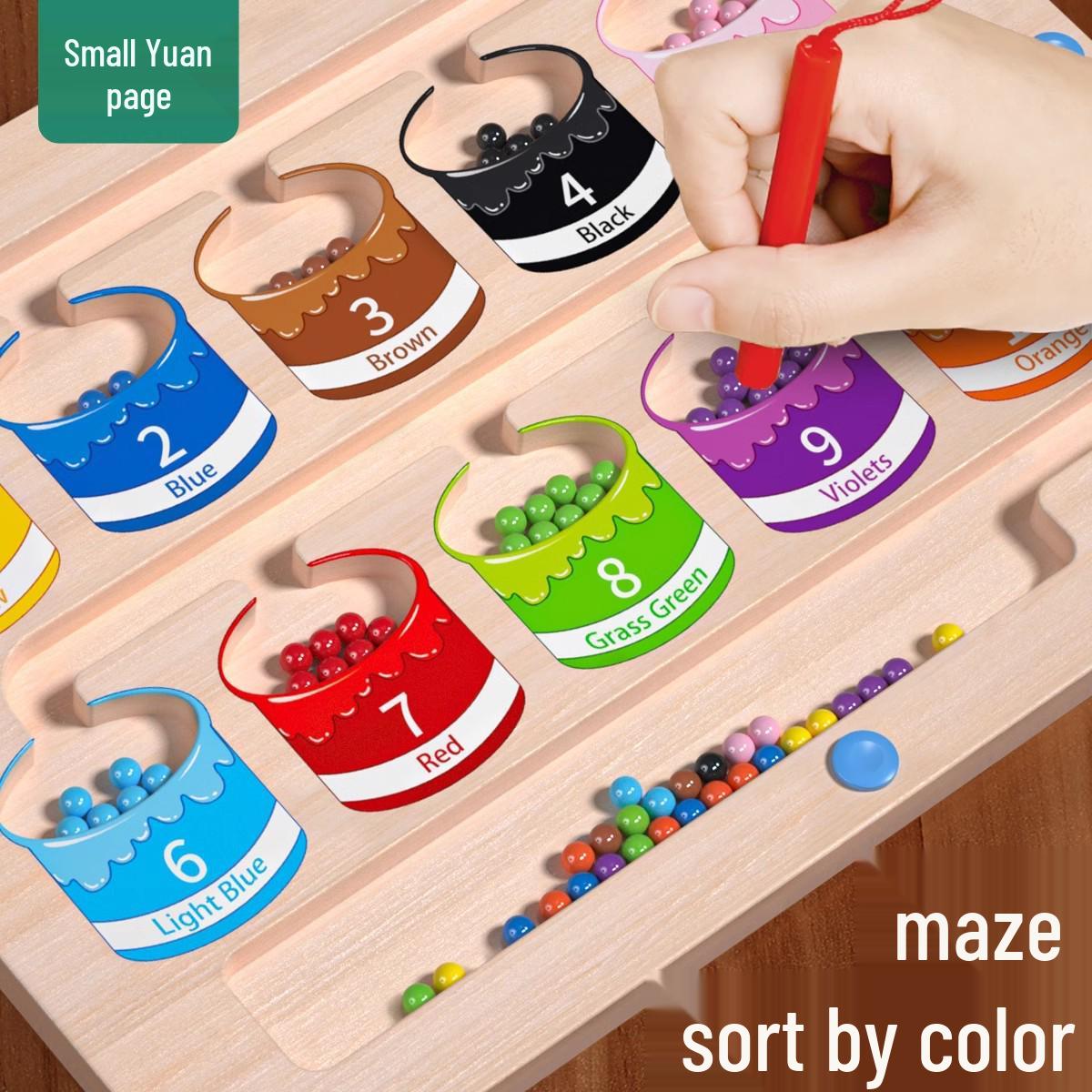 Magnetic Maze Ball: Early Education Toy for 2-6 Year Olds - Enhances Concentration and Attention
Magnetic Maze Ball: Early Education Toy for 2-6 Year Olds - Enhances Concentration and Attention