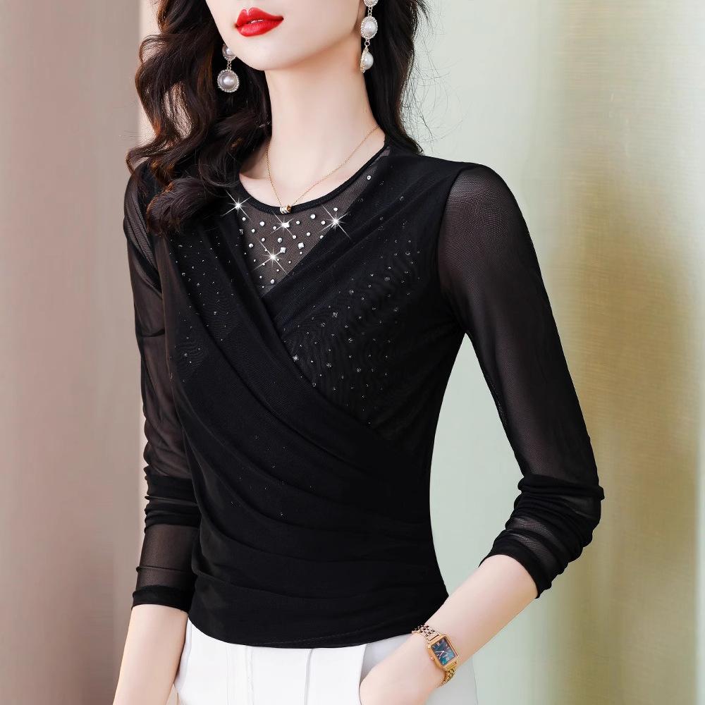 Модна сорочка з перехрещеним вирізом для жінок на осінь та зиму Нова з довгим рукавом Круглий виріз Плюс оксамит Однотонна Приталена Базова сорочка для мами 5XL
Модна сорочка з перехрещеним вирізом для жінок на осінь та зиму Нова з довгим рукавом Круглий виріз Плюс оксамит Однотонна Приталена Базова сорочка для мами 5XL