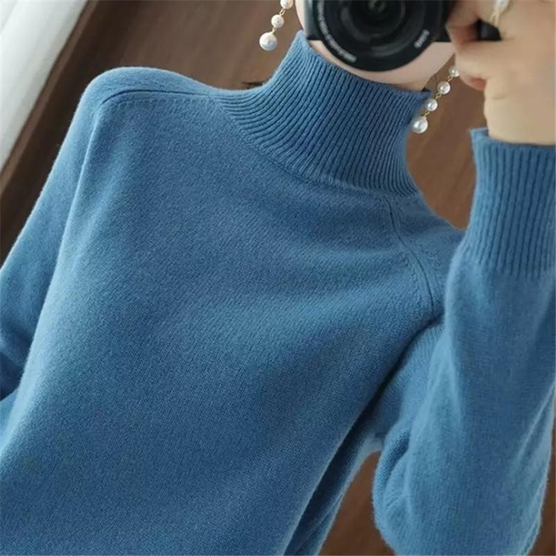 Женский утолщенный свитер с высоким воротником, осенне-зимний пуловер с длинным рукавом, свободный вязаный свитер 3XL
Женский утолщенный свитер с высоким воротником, осенне-зимний пуловер с длинным рукавом, свободный вязаный свитер 3XL