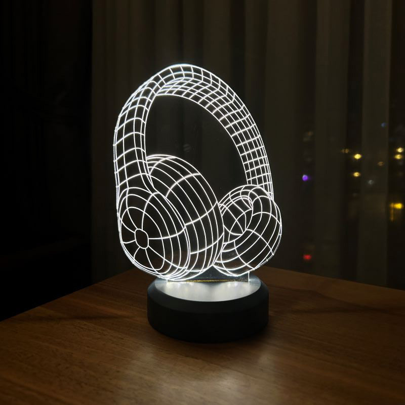 Светодиодная лампа для наушников 3D, деревянная основа, адаптер 12 В, 7 цветов, светодиодная настольная лампа
Светодиодная лампа для наушников 3D, деревянная основа, адаптер 12 В, 7 цветов, светодиодная настольная лампа