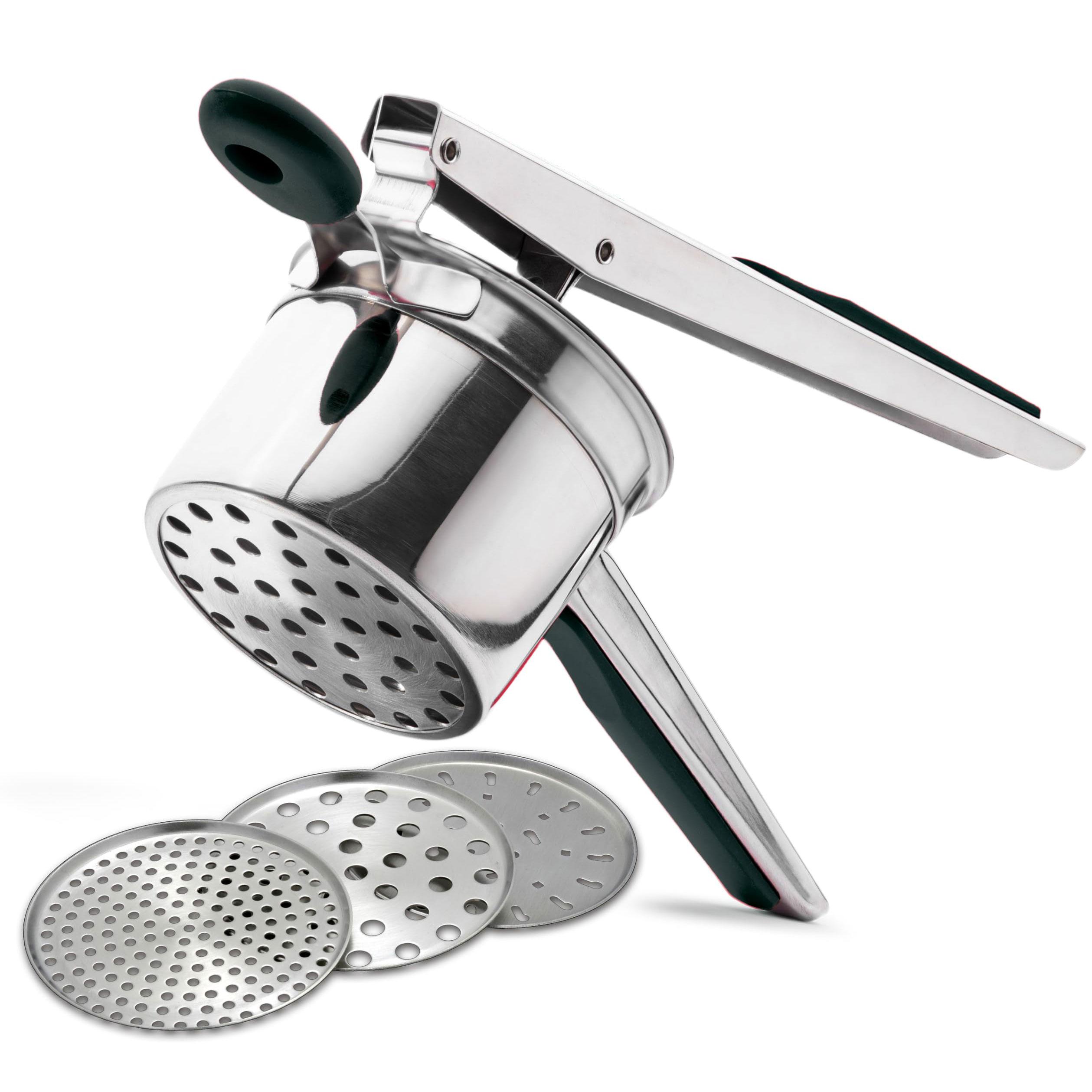 Potato Ricer 15 oz with 3 Interchangeable Discs Manual Mash Potato Masher Stainless Steel Kitchen Tool | Spaetzle Maker Press CHINA серебряный
Potato Ricer 15 oz with 3 Interchangeable Discs Manual Mash Potato Masher Stainless Steel Kitchen Tool | Spaetzle Maker Press CHINA серебряный