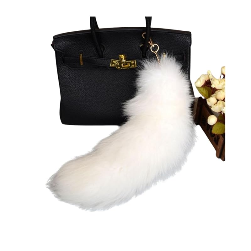 fur charm key ring full length 40cm tail Tail fox tail fox bag Fluffy Fluffy accessories cell phone One point (White 40cm)
fur charm key ring full length 40cm tail Tail fox tail fox bag Fluffy Fluffy accessories cell phone One point (White 40cm)