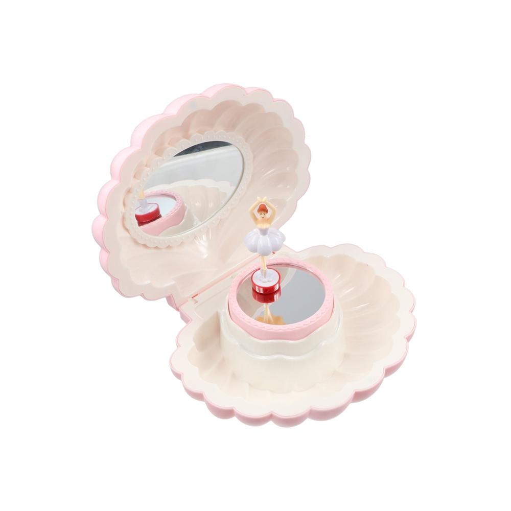 Shell Shape Shell Rotating Music Box With Mirror Jewelry Box Dancing Girl Music Box Desktop розовый
Shell Shape Shell Rotating Music Box With Mirror Jewelry Box Dancing Girl Music Box Desktop розовый