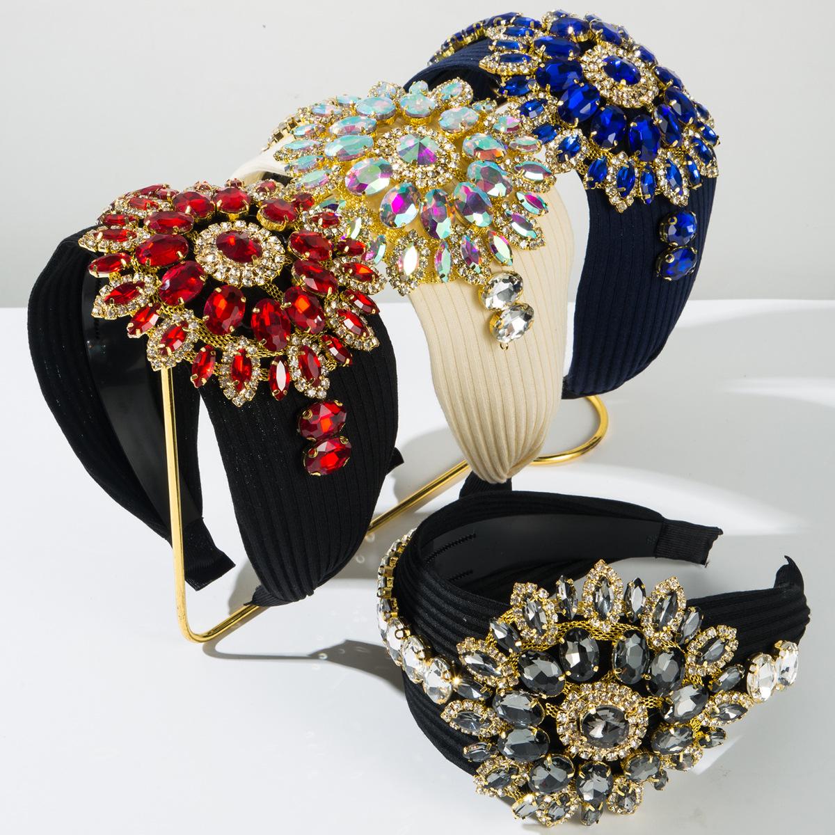 Baroque Headband Crystal Flower Light Luxury Headband Wide Version High-end Banquet Hair Accessory красный
Baroque Headband Crystal Flower Light Luxury Headband Wide Version High-end Banquet Hair Accessory красный