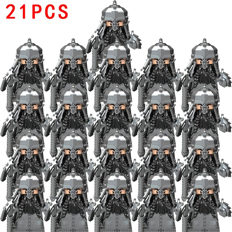 21 шт. MOC LOTR Ельфи Солдат Орки Армія Фігурки Броня Охорона Гном Воїн Лучник Середньовічні Лицарі Будівельні Блоки Цеглина іграшка подарунок
21 шт. MOC LOTR Ельфи Солдат Орки Армія Фігурки Броня Охорона Гном Воїн Лучник Середньовічні Лицарі Будівельні Блоки Цеглина іграшка подарунок