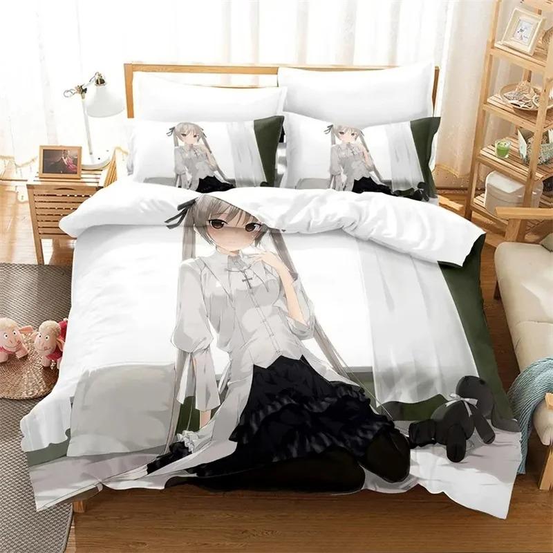 Аніме Yosuga No Sora Набір постільної білизни, Підодіяльник Підодіяльник Постільний комплект Підодіяльник Наволочка, King Queen Twin Size Хлопчики Дівчата Adultse 70x133cm 2pcs
Аніме Yosuga No Sora Набір постільної білизни, Підодіяльник Підодіяльник Постільний комплект Підодіяльник Наволочка, King Queen Twin Size Хлопчики Дівчата Adultse 70x133cm 2pcs