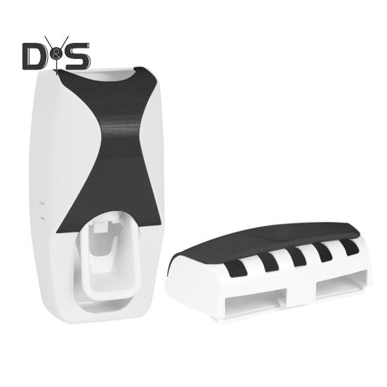 Автоматический дозатор зубной пасты, держатель зубных щеток, простая установка, настенная подставка для зубных щеток в ванной чёрный
Автоматический дозатор зубной пасты, держатель зубных щеток, простая установка, настенная подставка для зубных щеток в ванной чёрный