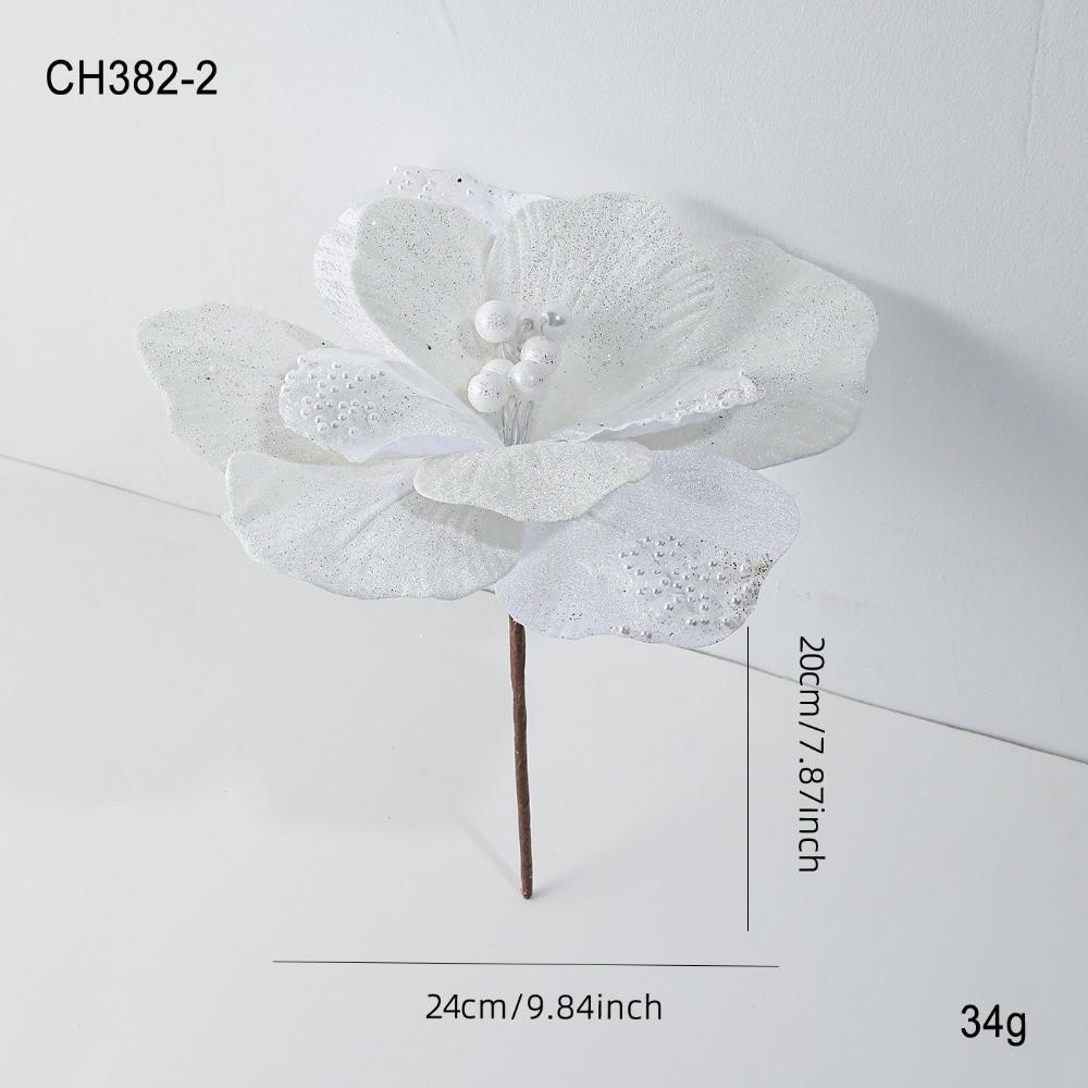 New 24CM Artificial Poinsettia Flower Sequins Sparkling Simulation Flowers Glitter DIY Christmas Flower New Year Festival белый
New 24CM Artificial Poinsettia Flower Sequins Sparkling Simulation Flowers Glitter DIY Christmas Flower New Year Festival белый