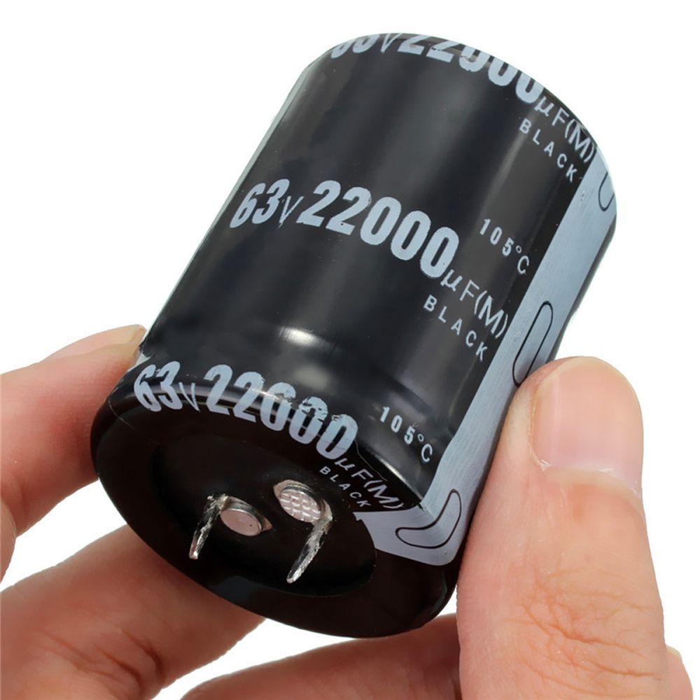 Electrolytic 105 Celsius Black 63V 22000UF Inline Capacitor Electrolytic Capacitor Amplifier Sound чорний
Electrolytic 105 Celsius Black 63V 22000UF Inline Capacitor Electrolytic Capacitor Amplifier Sound чорний