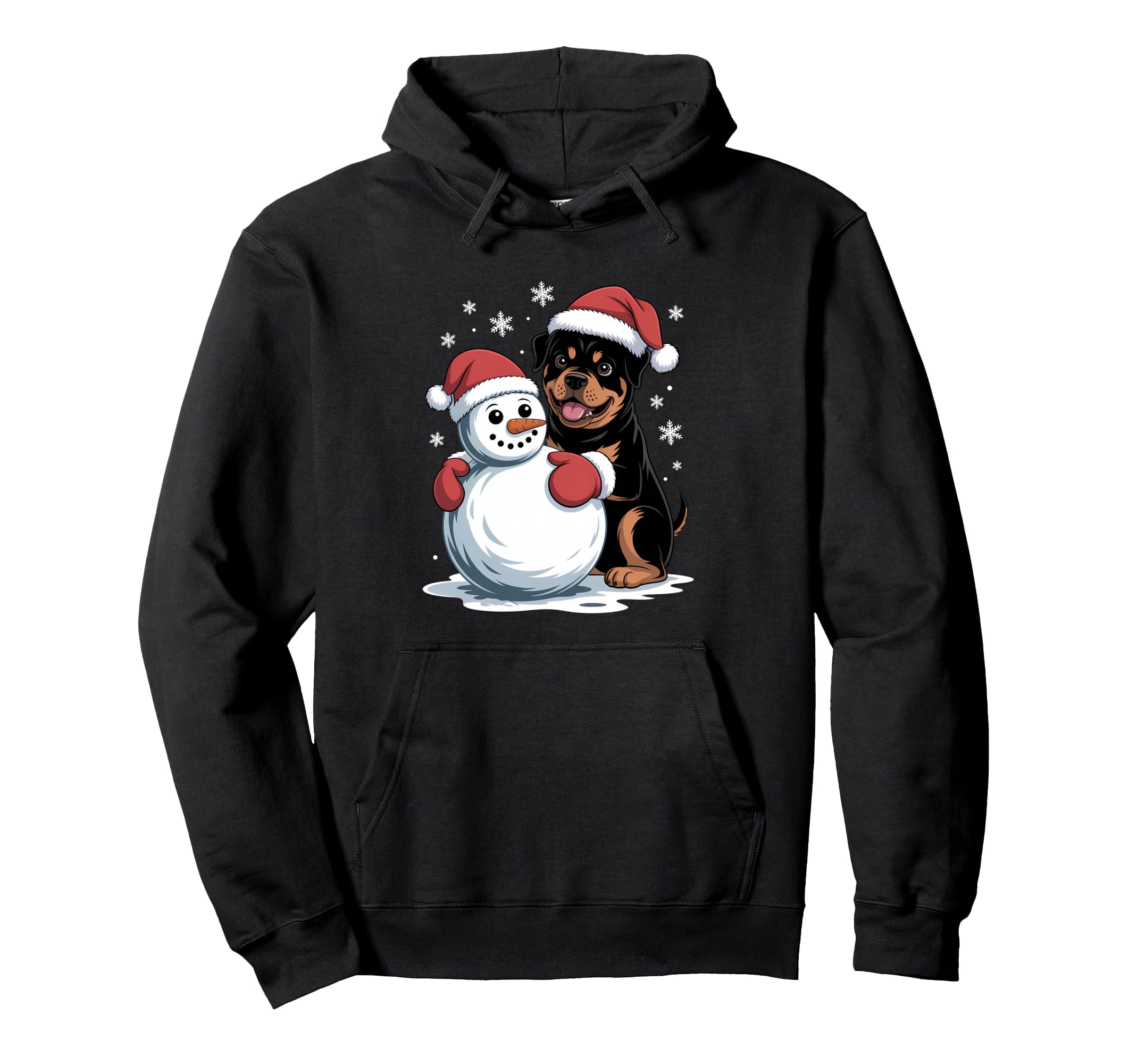 Милая рождественская собака, обнимающая снеговика в шапке Санты чёрный
Милая рождественская собака, обнимающая снеговика в шапке Санты чёрный