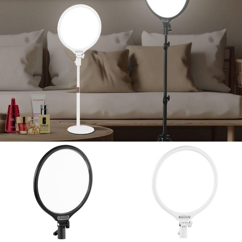 Large Diameter LED Selfie Light Dimmable Live Fill Light Photography Lamp Internet Photo Black Light with Base
Large Diameter LED Selfie Light Dimmable Live Fill Light Photography Lamp Internet Photo Black Light with Base
