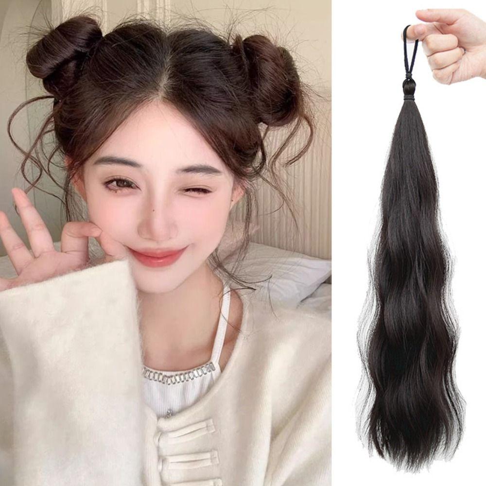 Hair Ring Self-winding Hair Bundle Rubber Band Long Wavy Hairpieces Flower Bud Hair Bag Girls
Hair Ring Self-winding Hair Bundle Rubber Band Long Wavy Hairpieces Flower Bud Hair Bag Girls