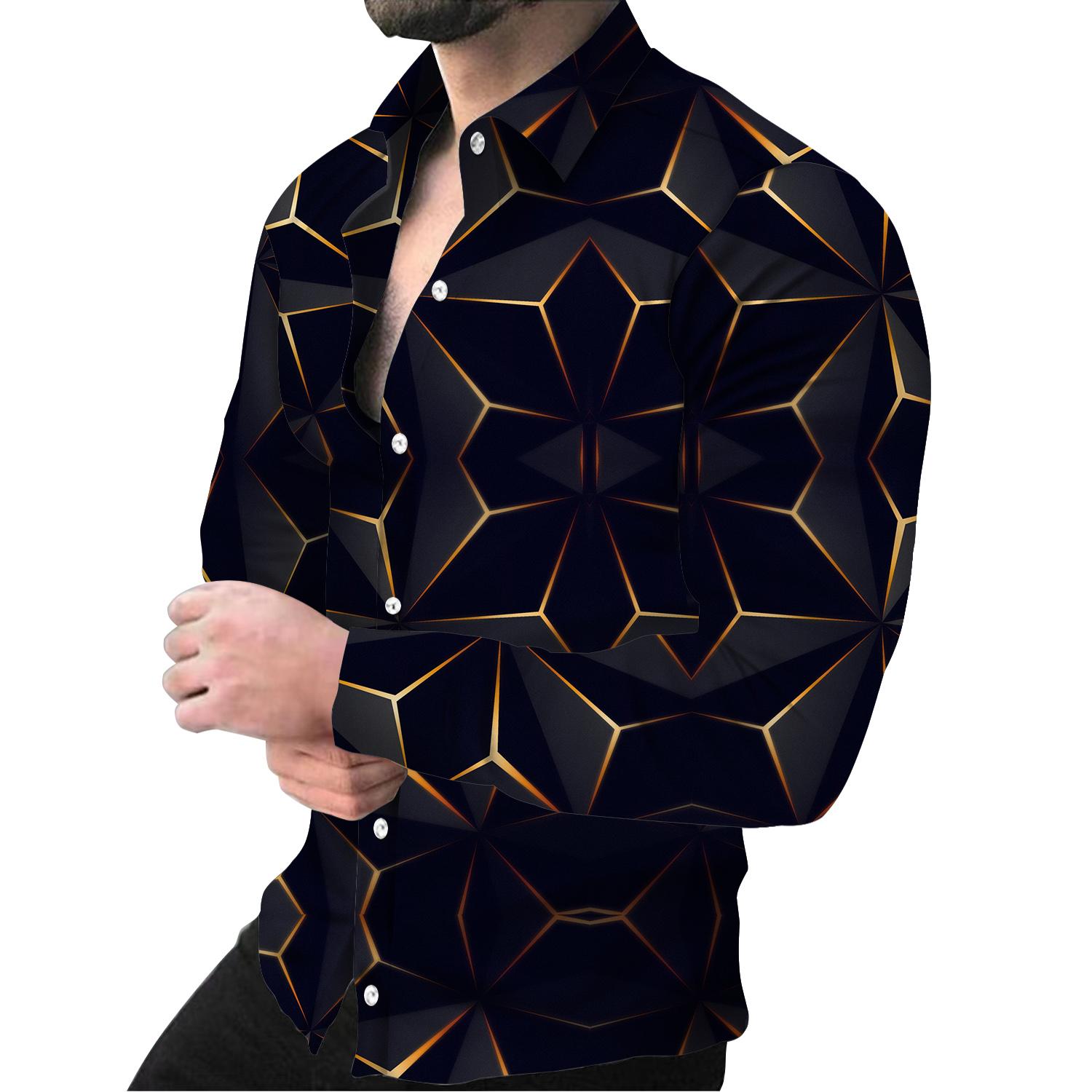 Мужская мода, крутая повседневная рубашка с длинным рукавом с цифровым 3D-принтом, мужская рубашка в простом стиле, тонкая секция Qucik, сушильная рубашка.
Мужская мода, крутая повседневная рубашка с длинным рукавом с цифровым 3D-принтом, мужская рубашка в простом стиле, тонкая секция Qucik, сушильная рубашка.