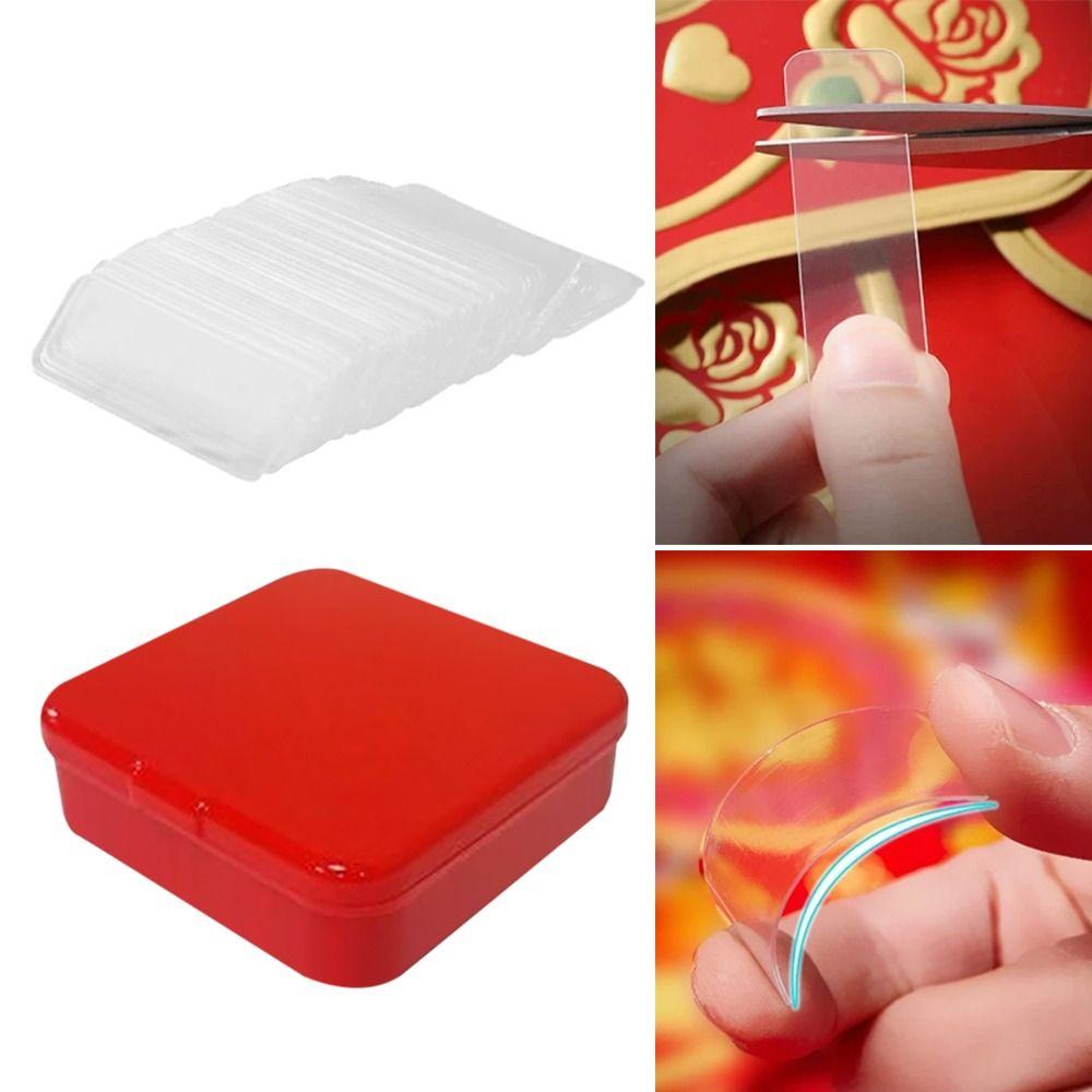 60Pcs Waterproof Double-sided Adhesive Tape Adhesive Transparent Wall Sticker Home Supply 60pcs
60Pcs Waterproof Double-sided Adhesive Tape Adhesive Transparent Wall Sticker Home Supply 60pcs
