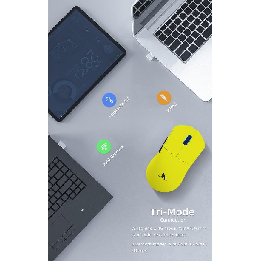 Motospeed Darmoshark M3-4K Беспроводная Bluetooth игровая оптическая мышь 26000 точек на дюйм PAM3395 TTC Switch Esports Mouse для компьютера
Motospeed Darmoshark M3-4K Беспроводная Bluetooth игровая оптическая мышь 26000 точек на дюйм PAM3395 TTC Switch Esports Mouse для компьютера