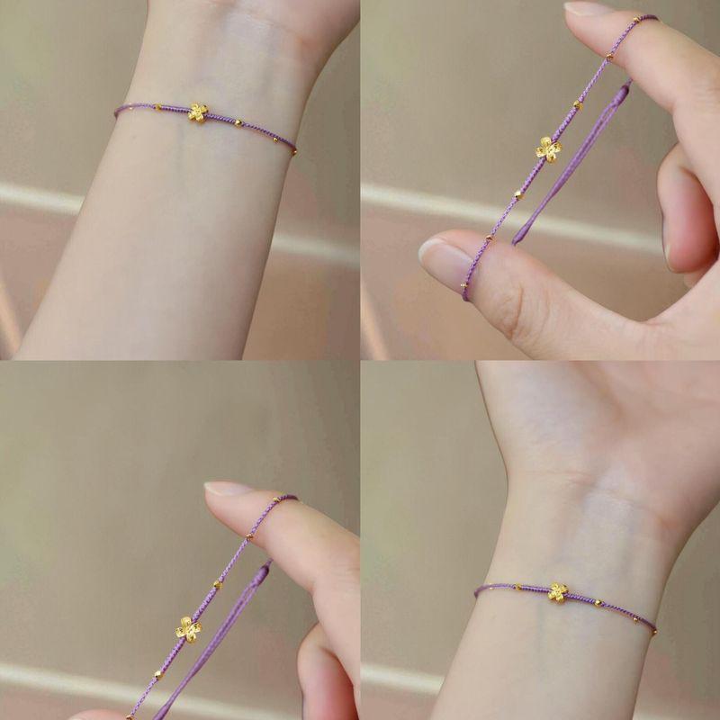 Четырехлистный клевер Счастливый четырехлистный клевер Ремешок для переноски Фиолетовый таро Сломанное золото Богатый цветок Ручное плетение Браслет Фиолетовая веревка Four-Leaf Flower Hand Rope
Четырехлистный клевер Счастливый четырехлистный клевер Ремешок для переноски Фиолетовый таро Сломанное золото Богатый цветок Ручное плетение Браслет Фиолетовая веревка Four-Leaf Flower Hand Rope