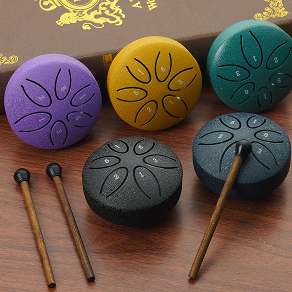Multicolour Mini Hand Pan Drums 6-Tone Meditation Drum Steel Tongue Drum Set Yoga зелений
Multicolour Mini Hand Pan Drums 6-Tone Meditation Drum Steel Tongue Drum Set Yoga зелений