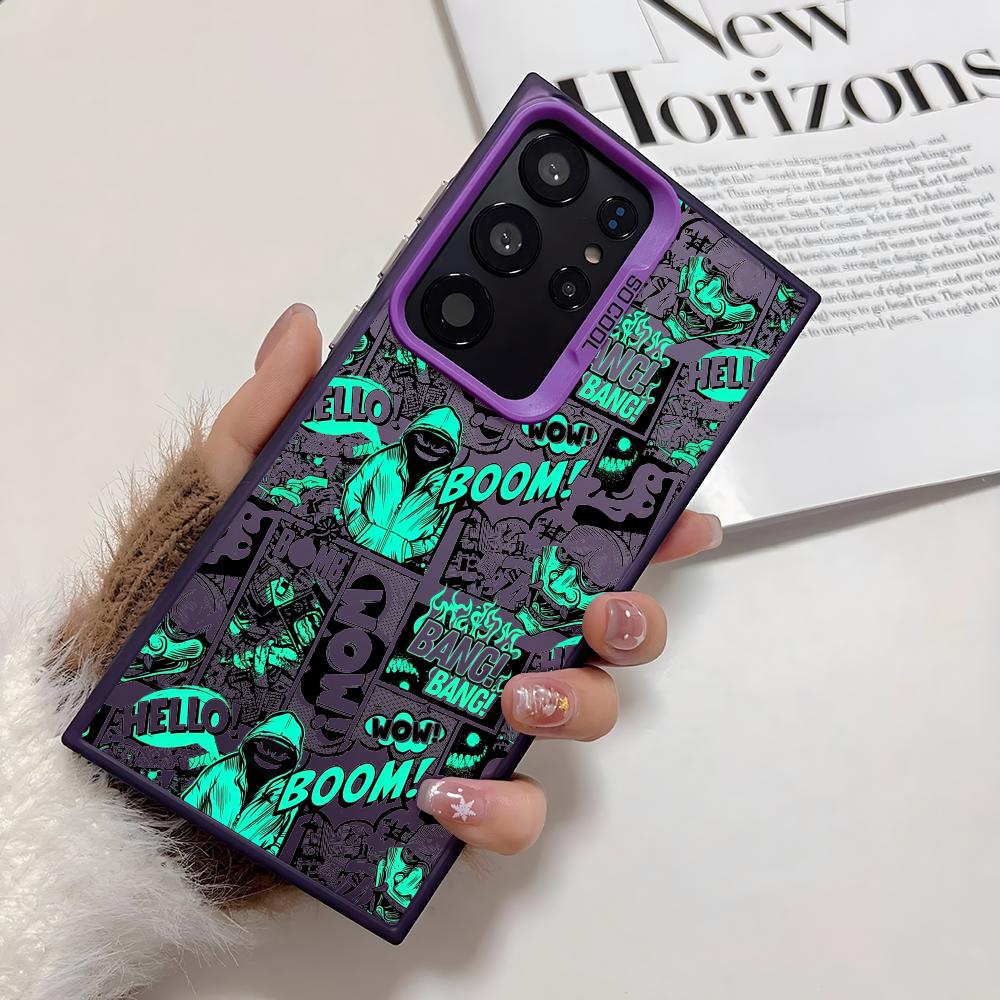 Cool Anime Style Graffiti Phone Case For Samsung Galaxy S25 S24 S22 S23 Ultra S21 S23 Plus 5G Shiny TPU Cover Shockproof Funda Galaxy S21plus 5G
Cool Anime Style Graffiti Phone Case For Samsung Galaxy S25 S24 S22 S23 Ultra S21 S23 Plus 5G Shiny TPU Cover Shockproof Funda Galaxy S21plus 5G