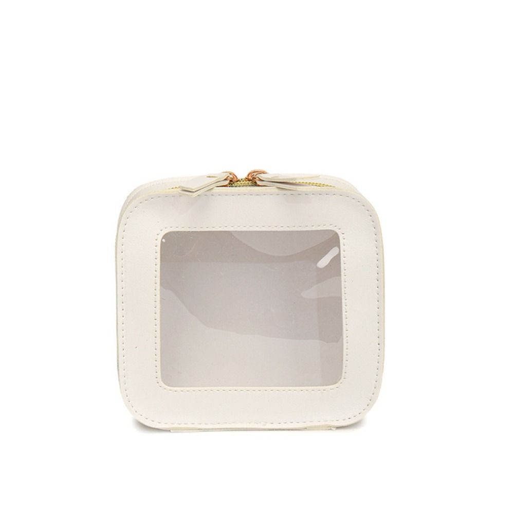 Mini Makeup Bag PU Skincare Storage Bag Portable PVC Transparent Cosmetic Bag Lipstick Storage Style A Black
Mini Makeup Bag PU Skincare Storage Bag Portable PVC Transparent Cosmetic Bag Lipstick Storage Style A Black