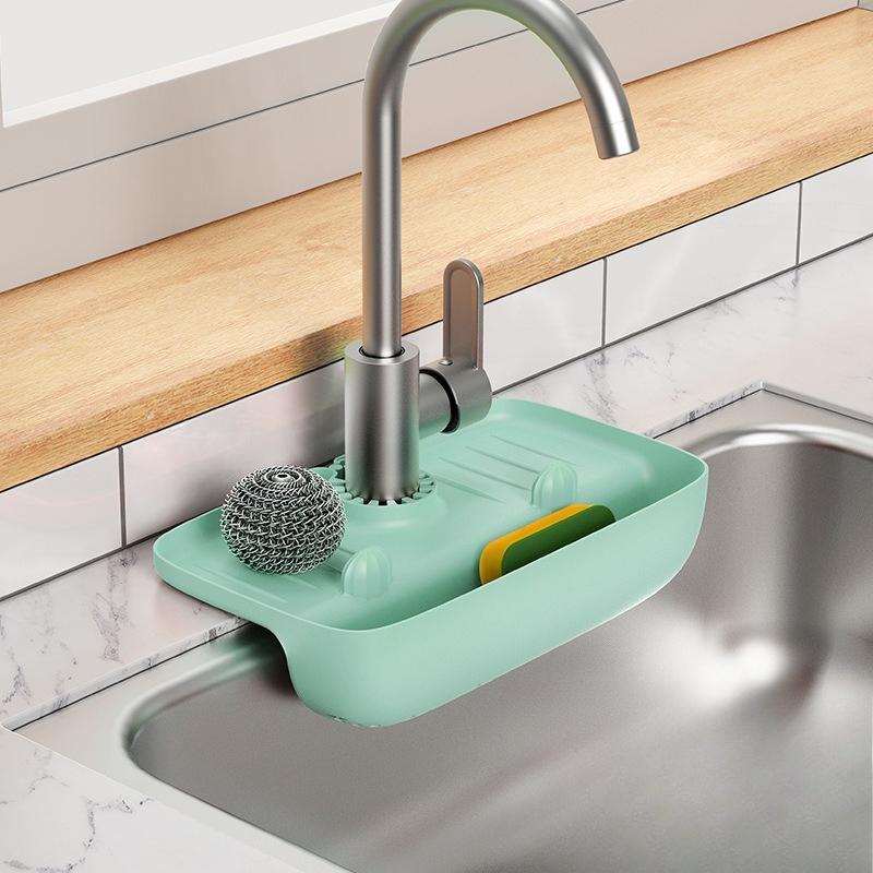 Faucet Splash-proof Drain Rack Sink Collection Pad Non-slip Countertop Pad Kitchen Rag Sponge Wipe Drain Storage Rack світло-синій колір
Faucet Splash-proof Drain Rack Sink Collection Pad Non-slip Countertop Pad Kitchen Rag Sponge Wipe Drain Storage Rack світло-синій колір