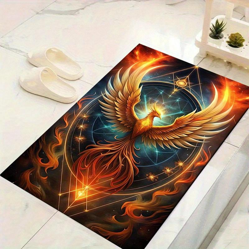 1pc Flame Phoenix Print, Design Indoor Area Rug, Soft, Anti-Slip, and Durable Gaming Room Decor for Bedroom, Living Room, and Exercise Rugs, 60cm by 90cm
1pc Flame Phoenix Print, Design Indoor Area Rug, Soft, Anti-Slip, and Durable Gaming Room Decor for Bedroom, Living Room, and Exercise Rugs, 60cm by 90cm