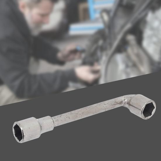 18mm Hexagon Socket High L-Type Head Dual Spanner Angled Strength Socket Wrench Repair Tool
18mm Hexagon Socket High L-Type Head Dual Spanner Angled Strength Socket Wrench Repair Tool