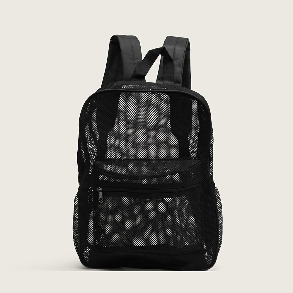Women s Fashion Backpack lightweight travel dual shoulder backpack simple sports solid color mesh backpack large capacity Net bag portable for women чорний
Women s Fashion Backpack lightweight travel dual shoulder backpack simple sports solid color mesh backpack large capacity Net bag portable for women чорний