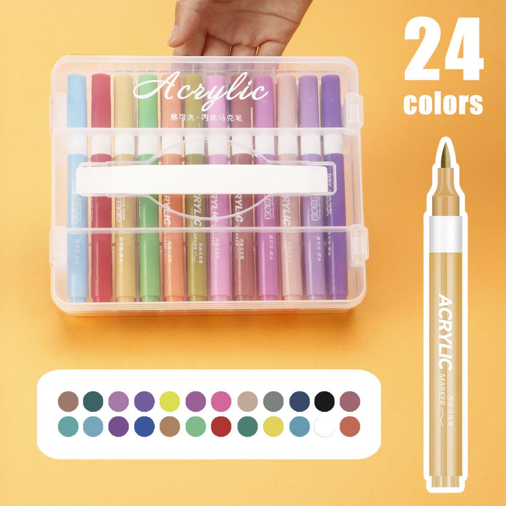 Acrylic Marker with Soft Tip for Student Artist Doodling Anime Drawing Colouring Art Painting Watercolor Pens Art Supplies
Acrylic Marker with Soft Tip for Student Artist Doodling Anime Drawing Colouring Art Painting Watercolor Pens Art Supplies