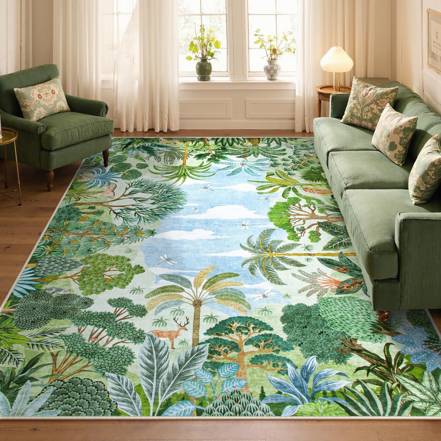 Winter Forest Carpet Pine Tree Pattern Soft Floor Mat for Living Room Bedroom Modern Home Decor Non-Slip Washable Area Rug 40X60CM
Winter Forest Carpet Pine Tree Pattern Soft Floor Mat for Living Room Bedroom Modern Home Decor Non-Slip Washable Area Rug 40X60CM