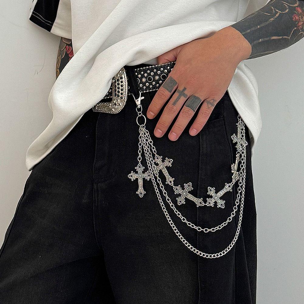 Metal Skull Waist Chain Hip Hop Pants Chain Personality Punk Belt Chain Jeans Decoration Style4
Metal Skull Waist Chain Hip Hop Pants Chain Personality Punk Belt Chain Jeans Decoration Style4