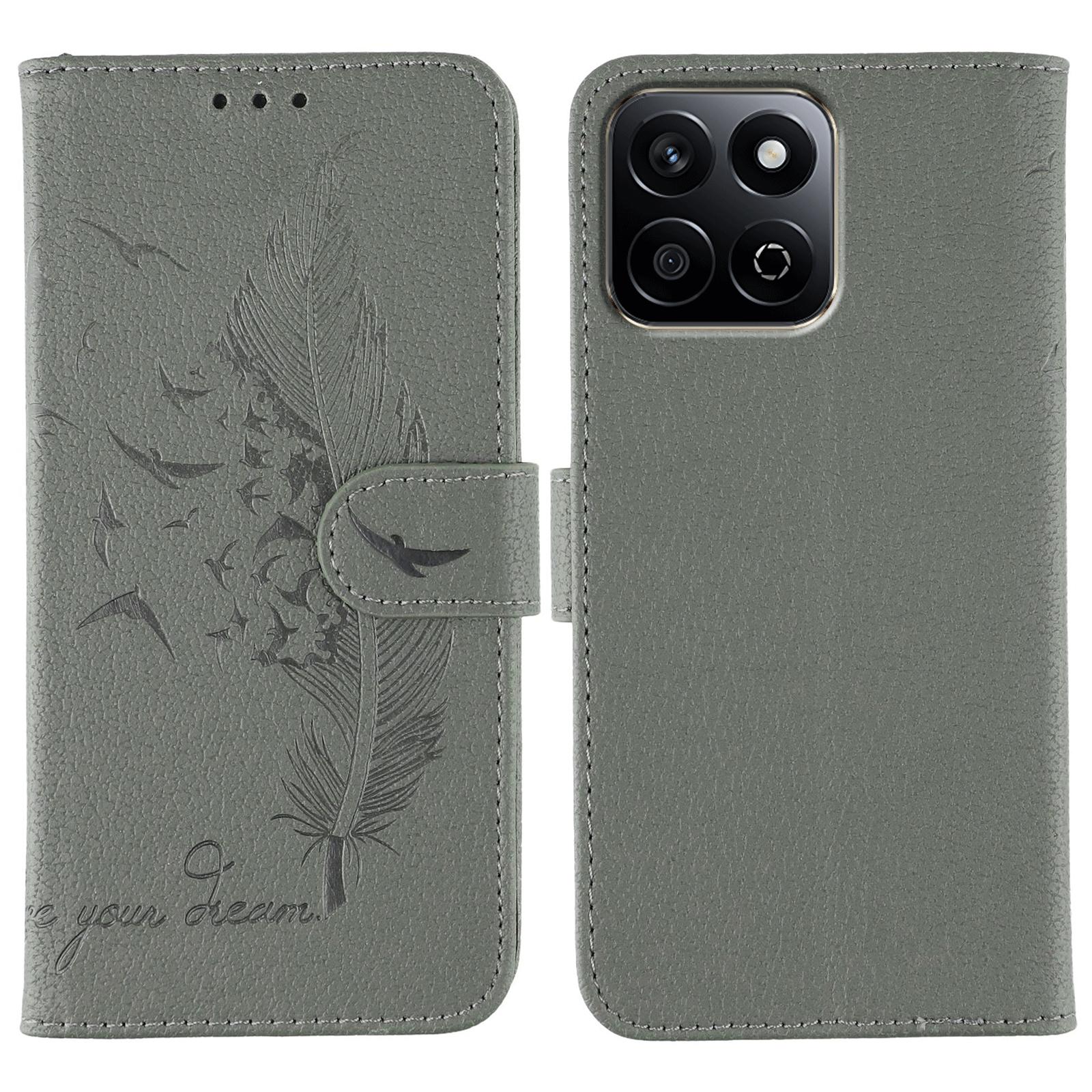 Phone Case For Honor X7c 4G/200 Smart 5G/Play 60 Plus 5G/Play 9T Feather Imprint PU Leather Wallet Cover Grey
Phone Case For Honor X7c 4G/200 Smart 5G/Play 60 Plus 5G/Play 9T Feather Imprint PU Leather Wallet Cover Grey