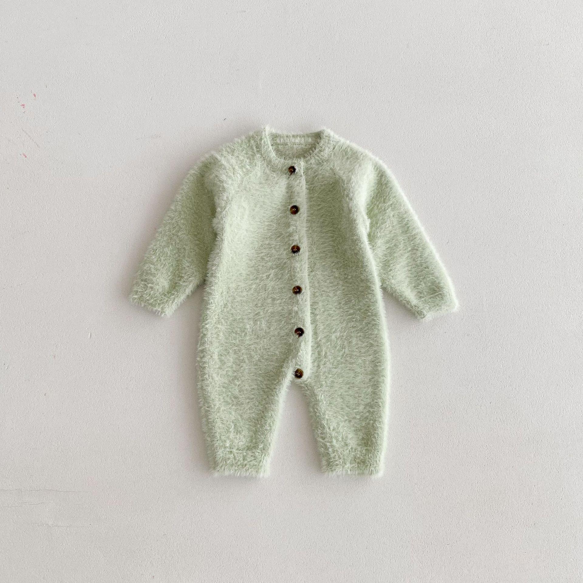 Очаровательный плюшевый комбинезон для новорожденных на осень/зиму - унисекс детский комбинезон, мягкий наряд для ползания зелёный
Очаровательный плюшевый комбинезон для новорожденных на осень/зиму - унисекс детский комбинезон, мягкий наряд для ползания зелёный