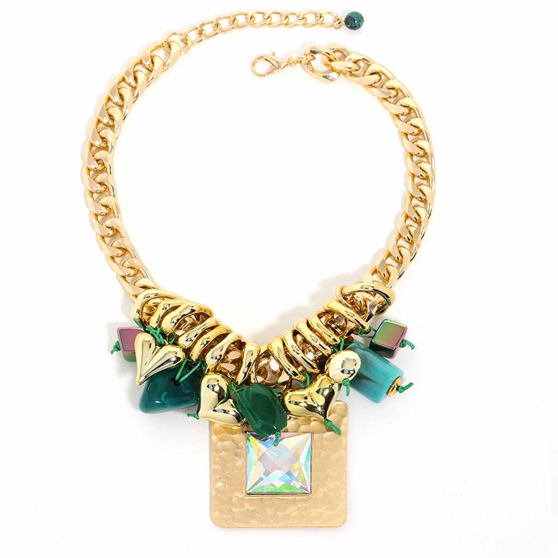 Statement Geometric Beads with Exaggerated Pendant for Women Girl Wedding Party Jewelry
Statement Geometric Beads with Exaggerated Pendant for Women Girl Wedding Party Jewelry