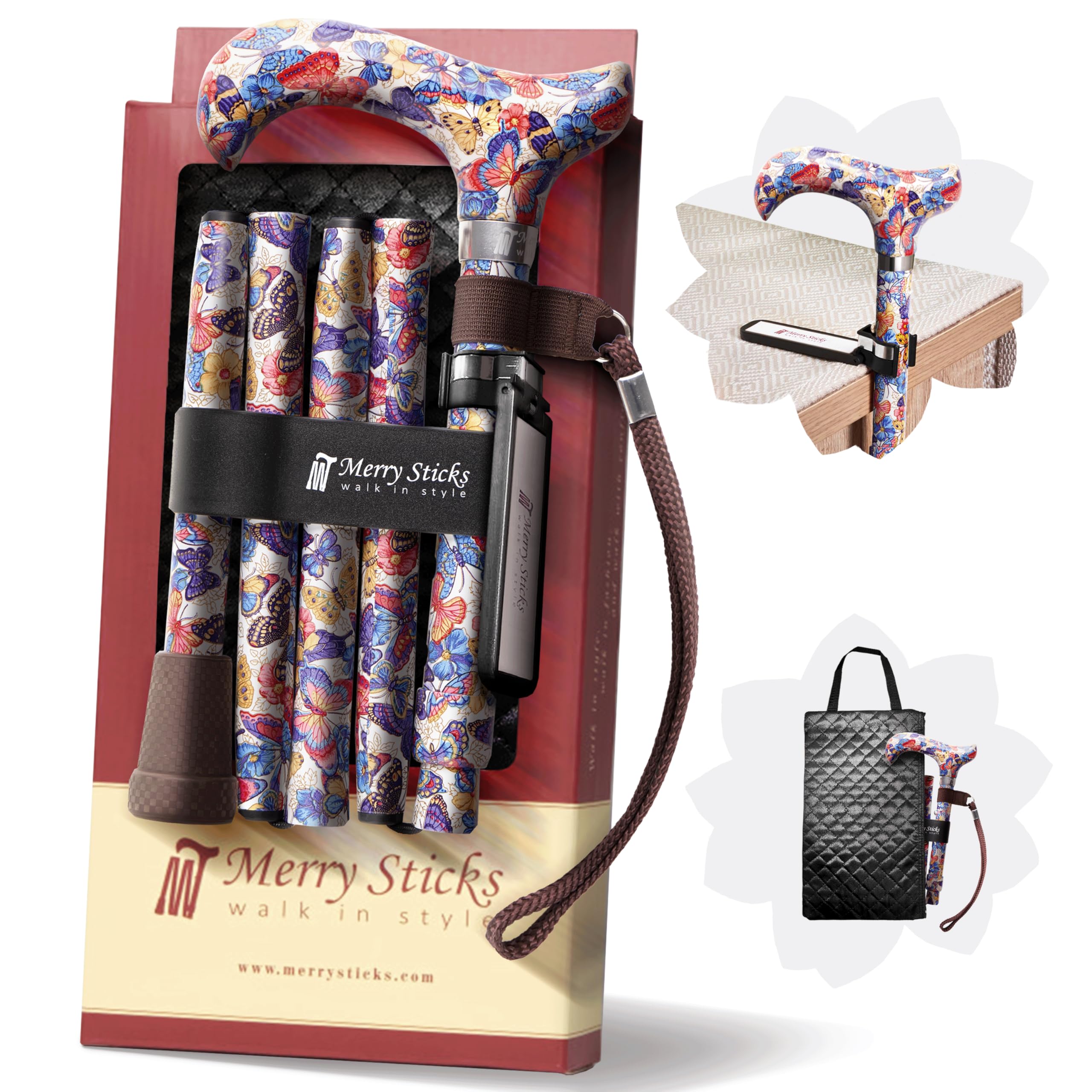 Складные регулируемые трости для ходьбы Merry Sticks для женщин, а также складные и разборные трости для Включает в себя чехол для трости и умный светоотражающий держатель для трости
Складные регулируемые трости для ходьбы Merry Sticks для женщин, а также складные и разборные трости для Включает в себя чехол для трости и умный светоотражающий держатель для трости