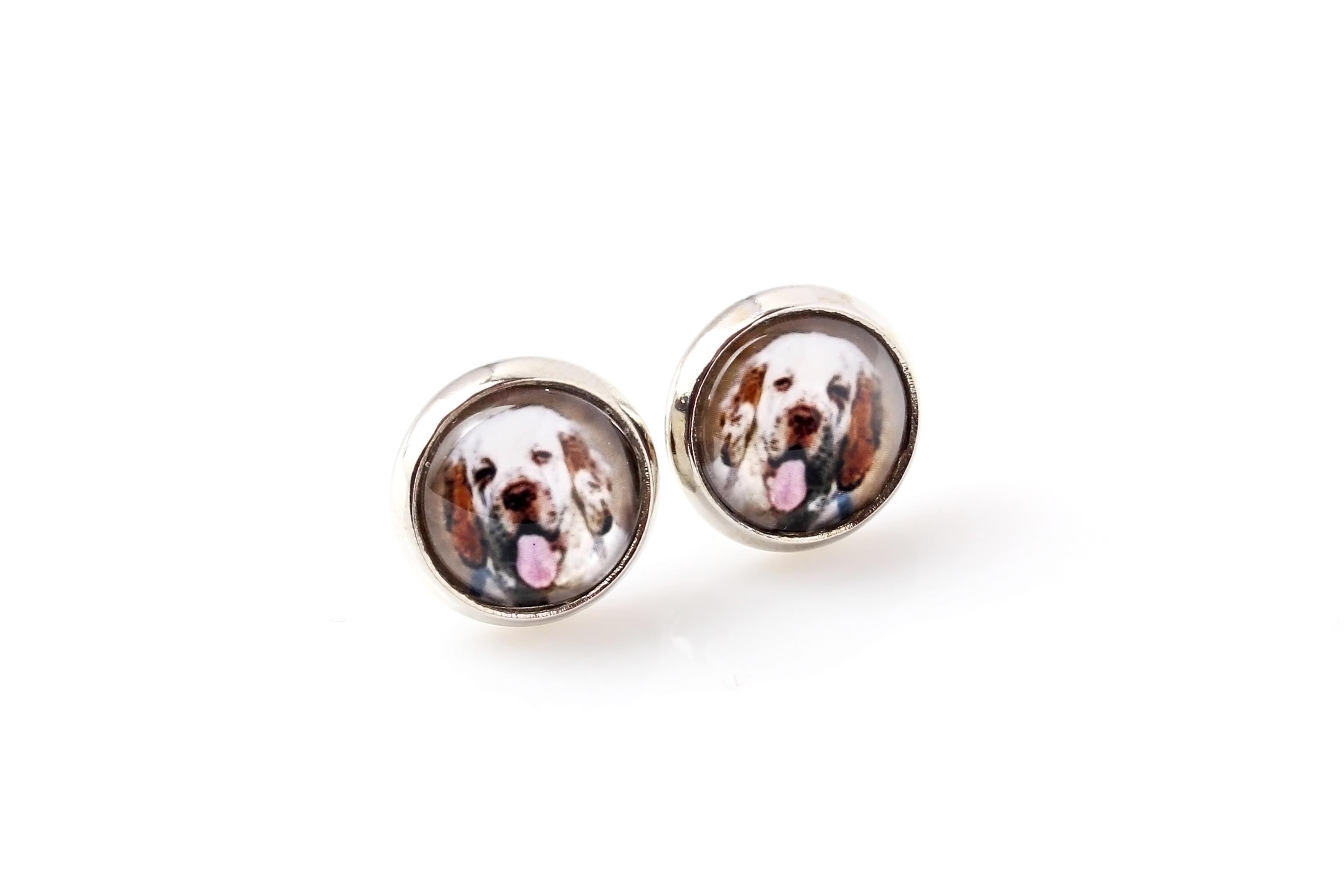 Clumber Spaniel - earrings your photo handmade, own photo, jewelry from the Art.-Dog brand срібний
Clumber Spaniel - earrings your photo handmade, own photo, jewelry from the Art.-Dog brand срібний