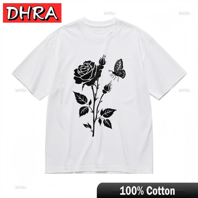Womens Comfy Slight Stretch Classic TShirt Black Rose with Butterfly Tee Retro Urban Minimalist Clothing Shirts for Gym Shirts S
Womens Comfy Slight Stretch Classic TShirt Black Rose with Butterfly Tee Retro Urban Minimalist Clothing Shirts for Gym Shirts S