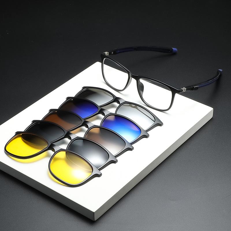 Спортивный набор из пяти солнцезащитных очков, мужские и женские солнцезащитные очки, магнитная присоска, выдвижная оправа для очков Tr PC material rack
Спортивный набор из пяти солнцезащитных очков, мужские и женские солнцезащитные очки, магнитная присоска, выдвижная оправа для очков Tr PC material rack