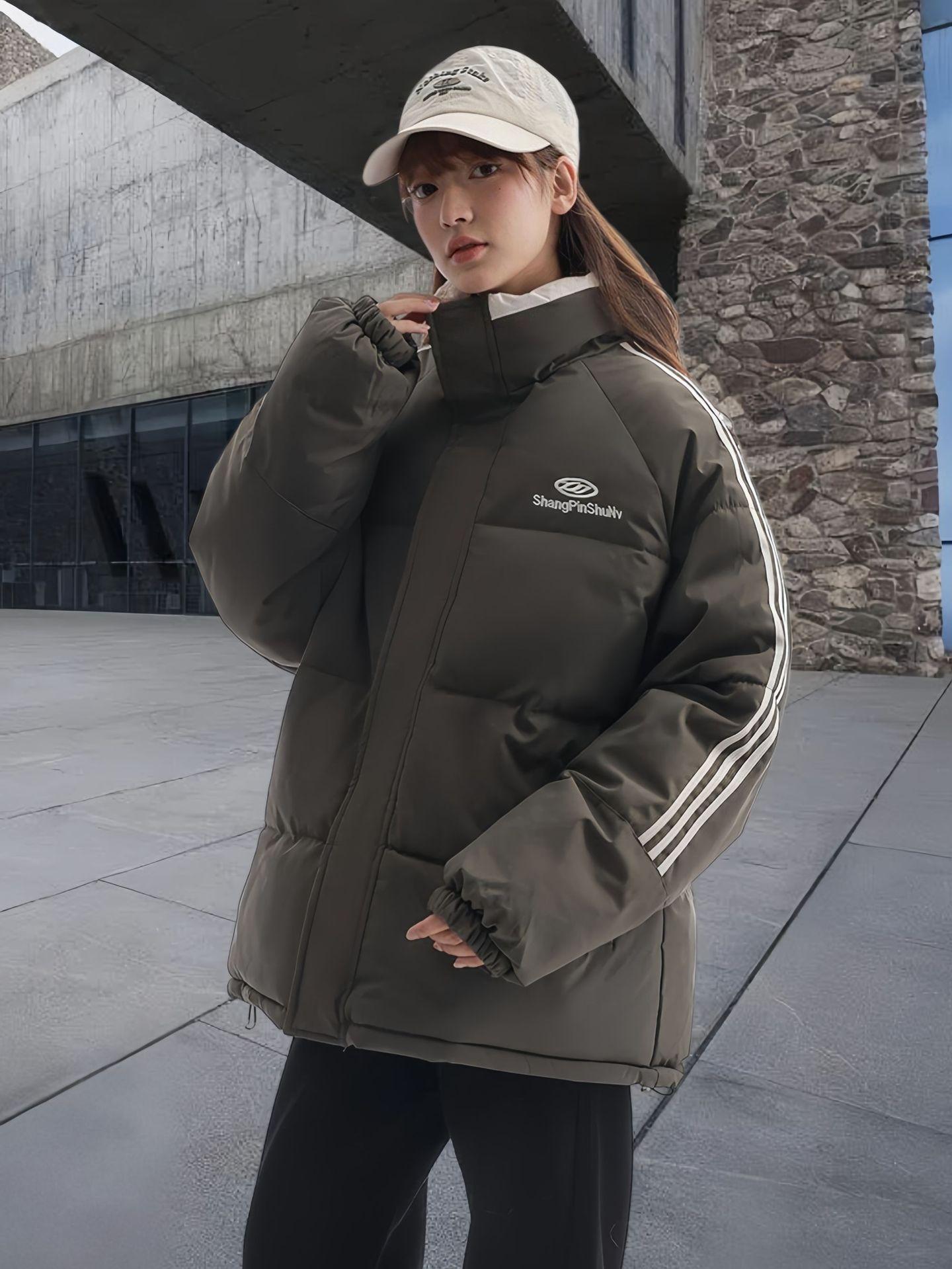 Women s long cotton-padded clothes, new casual stand-up neck cotton-padded clothes, loose and thickened bread clothes, cotton-padded jacket. XXL армія зелений колір
Women s long cotton-padded clothes, new casual stand-up neck cotton-padded clothes, loose and thickened bread clothes, cotton-padded jacket. XXL армія зелений колір