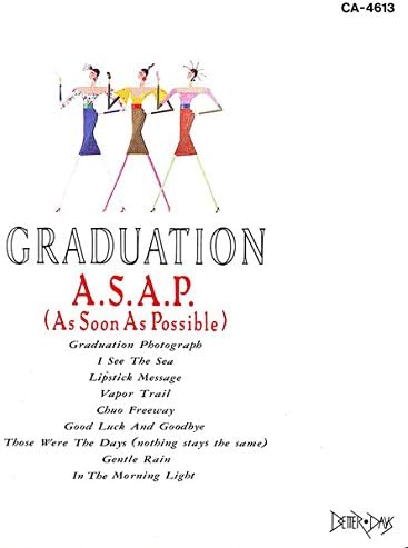CD A.S.A.P. (AS SOON AS POSSIBLE) - Graduation CA4613PROMO Better Days 1990 Japan ObiSoul/Funk Used
CD A.S.A.P. (AS SOON AS POSSIBLE) - Graduation CA4613PROMO Better Days 1990 Japan ObiSoul/Funk Used