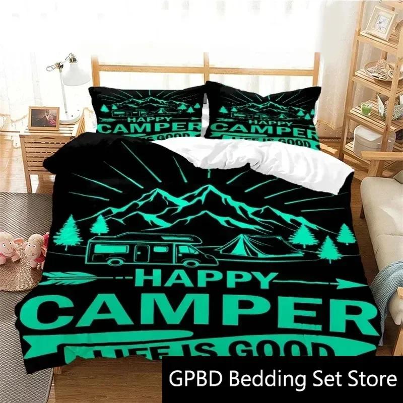 3D Print Cartoon Happy Camper Bedding Set Double Twin King Duvet Cover Comforter Pillowcase Boys Girls Adults Bedroom 135x200cm
3D Print Cartoon Happy Camper Bedding Set Double Twin King Duvet Cover Comforter Pillowcase Boys Girls Adults Bedroom 135x200cm