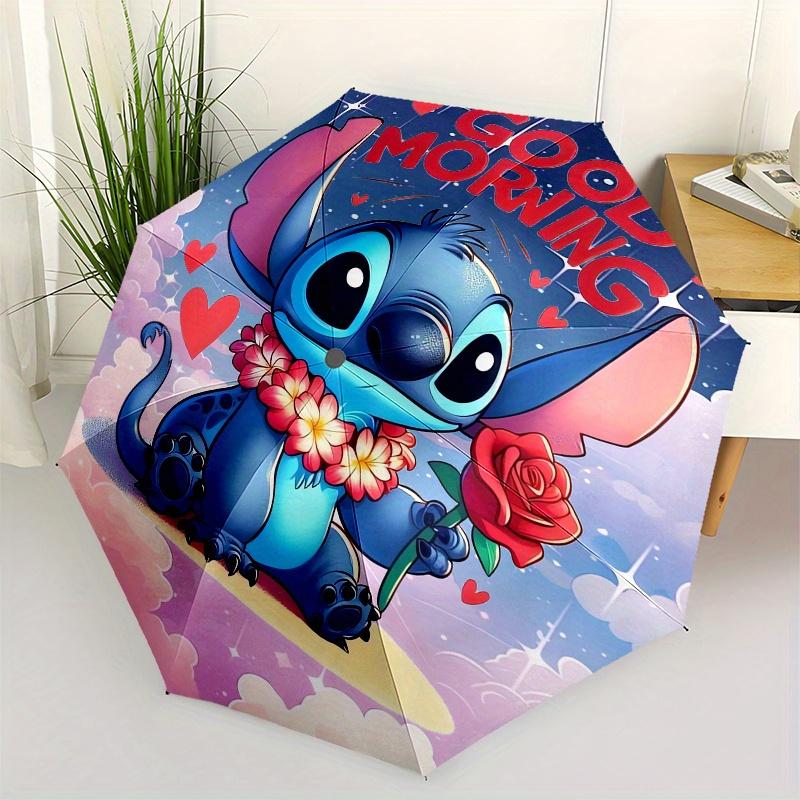 Good Morning Stitch Fully automatic themed umbrella - 8 ribs durable iron frame, tri-fold compact design, perfect as a gift, travel umbrella
Good Morning Stitch Fully automatic themed umbrella - 8 ribs durable iron frame, tri-fold compact design, perfect as a gift, travel umbrella